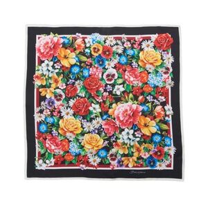 DOLCE & GABBANA Floral-Print Silk-Twill Scarf